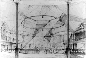 a drawing of the inside