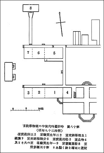 時計台時代後半の植物学教室