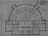 [大講堂実施平面図(縮尺100分の1)(施設部蔵)の画像]