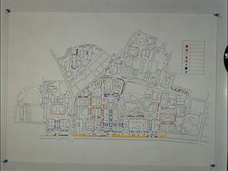 [キャンパスの並木分布図大場秀章作製の画像]